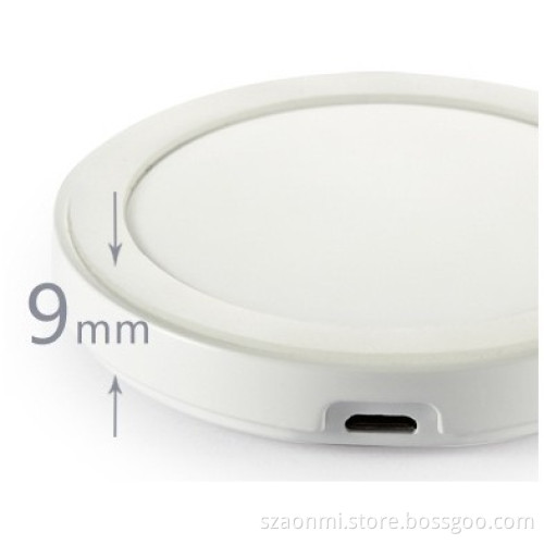 Multicolor Mini Portable Cylindrical Wireless Charger